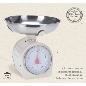 Excellent Houseware Keukenweegschaal 5 kg metaal