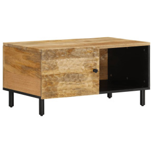 vidaXL Salontafel 80x50x40 cm massief mangohout