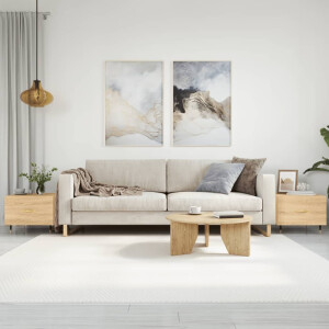 vidaXL Salontafels 2 st 50x50x40 cm bewerkt hout sonoma eikenkleurig