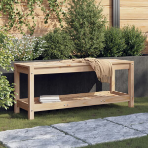 vidaXL Tuinbank 108x35x45 cm massief grenenhout