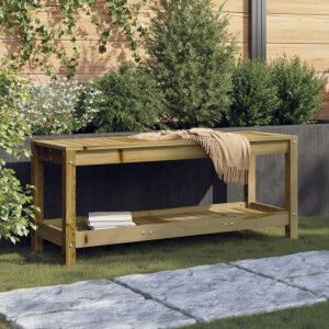 vidaXL Tuinbank 108x35x45 cm geïmpregneerd grenenhout