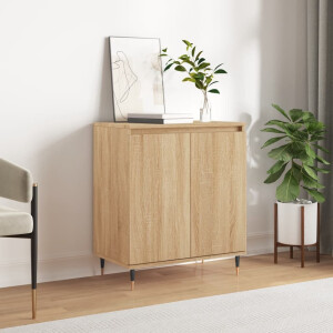 vidaXL Dressoir 60x35x70 cm bewerkt hout sonoma eikenkleurig
