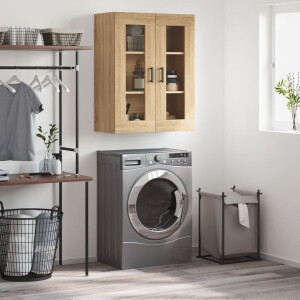 vidaXL Wandkast 69,5x34x90 cm sonoma eikenkleurig