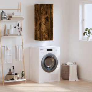 vidaXL Hangkast 34,5x34x90 cm gerookt eikenkleurig