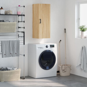 vidaXL Bovenkast 34,5x34x90 cm sonoma eikenkleurig