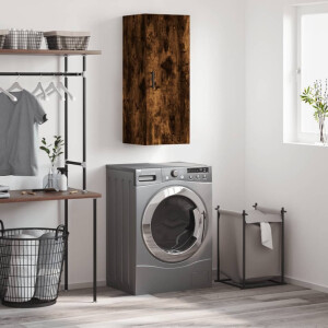 vidaXL Bovenkast 34,5x34x90 cm gerookt eikenkleurig