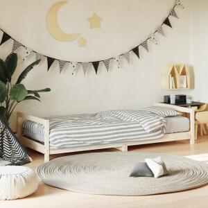 vidaXL Kinderbedframe 80x200 cm massief grenenhout
