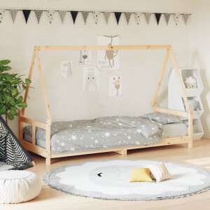 vidaXL Kinderbedframe 80x200 cm massief grenenhout
