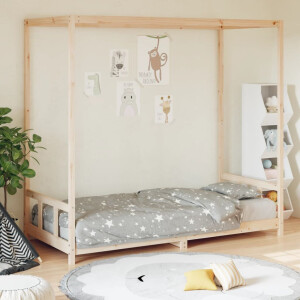 vidaXL Kinderbedframe 90x190 cm massief grenenhout