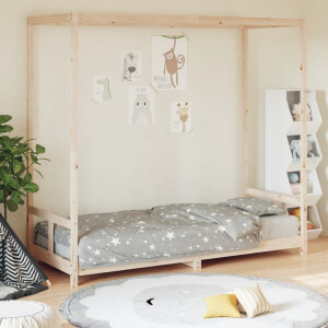 vidaXL Kinderbedframe 80x200 cm massief grenenhout