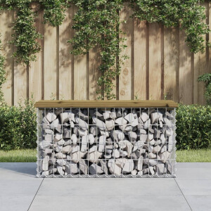 vidaXL Tuinbank schanskorfontwerp 83x31,5x42 cm geïmpregneerd hout