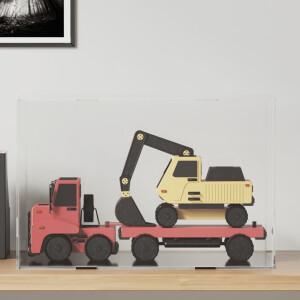 vidaXL Displaybox transparant 56x36x37 cm acryl