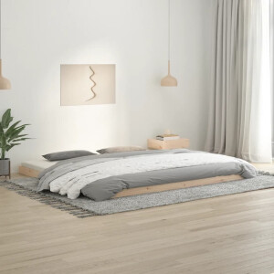 vidaXL Bedframe massief grenenhout 200x200 cm