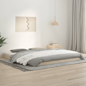 vidaXL Bedframe massief grenenhout 180x200 cm