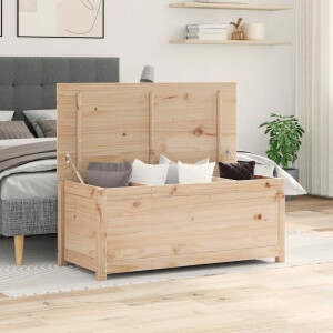 vidaXL Opbergbox 110x50x45,5 cm massief grenenhout