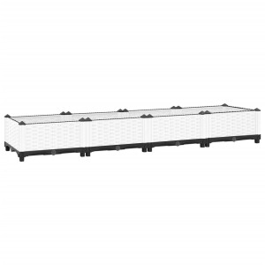 vidaXL Plantenbak verhoogd 160x40x23 cm polypropeen