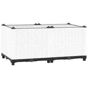 vidaXL Plantenbak verhoogd 80x40x38 cm polypropeen