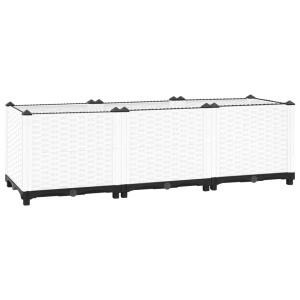 vidaXL Plantenbak verhoogd 120x40x38 cm polypropeen