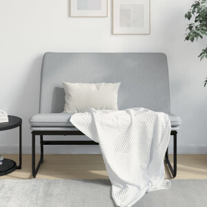 vidaXL Bankje 100x75x76 cm stof lichtgrijs