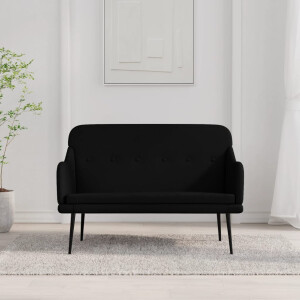 vidaXL Bankje 110x76x80 cm stof zwart