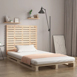 vidaXL Hoofdbord wandmontage 141x3x91,5 cm massief grenenhout