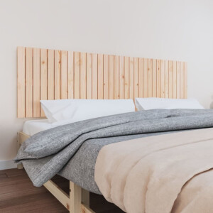 vidaXL Wandhoofdbord 204x3x60 cm massief grenenhout