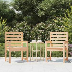 vidaXL Tuinstoelen 2 st 60x48x91 cm massief grenenhout
