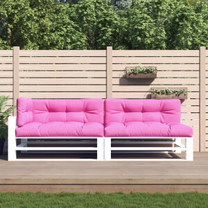 vidaXL Palletkussens 5 st stof  roze