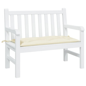 vidaXL Tuinbankkussen 100x50x7 cm oxford stof crèmekleurig