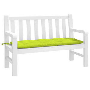 vidaXL Tuinbankkussen 120x50x7 cm oxford stof heldergroen