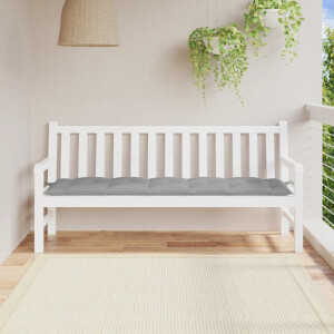 vidaXL Tuinbankkussen 180x50x7 cm oxford stof grijs