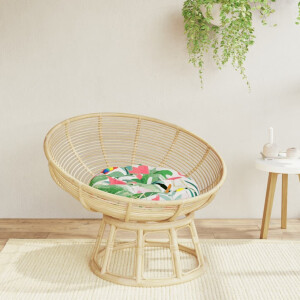 vidaXL Kussen rond Ø 60x11 cm oxford stof meerkleurig