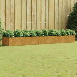 vidaXL Plantenbak verhoogd 360x80x40 cm cortenstaal