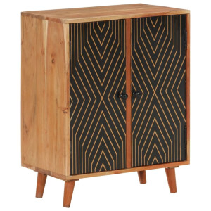 vidaXL Dressoir 60x35x74 cm massief acaciahout