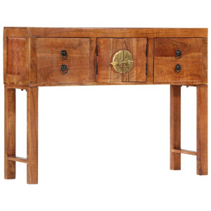 vidaXL Wandtafel 120x32x80 cm massief ruw acaciahout