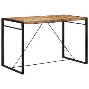vidaXL Bartafel 175x90x110 cm massief ruw mangohout