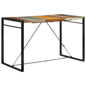 vidaXL Bartafel 175x90x110 cm gerecycled massief hout