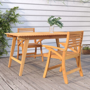 vidaXL Tuinstoelen 2 st 58x58x87 cm massief acaciahout