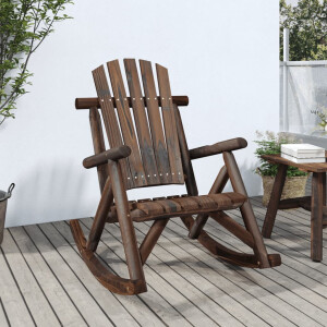 vidaXL Tuinschommelstoel 69x96x101 cm massief vurenhout