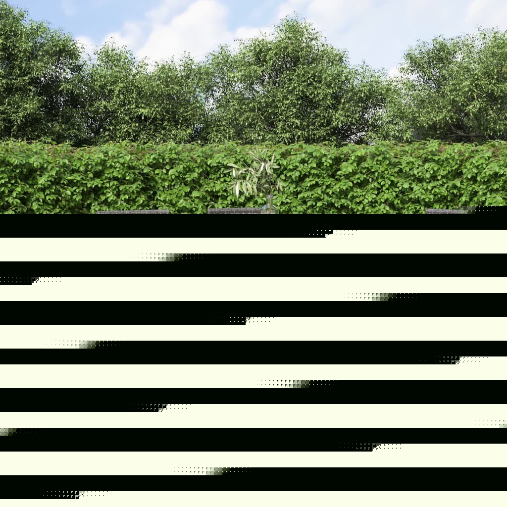 vidaXL 7-delige Tuinset met kussens grijs en zwart