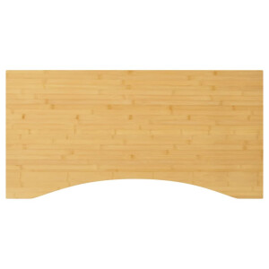 vidaXL Bureaublad 110x55x2,5 cm bamboe
