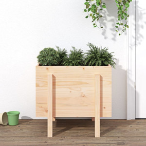 vidaXL Plantenbak 62x50x57 cm massief grenenhout