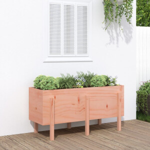 vidaXL Plantenbak verhoogd 121x50x57 cm massief douglashout