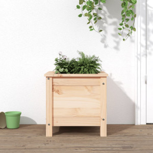 vidaXL Plantenbak 40x40x39 cm massief grenenhout