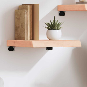 vidaXL Wandschap 40x40x(2-6) cm onbehandeld massief eikenhout