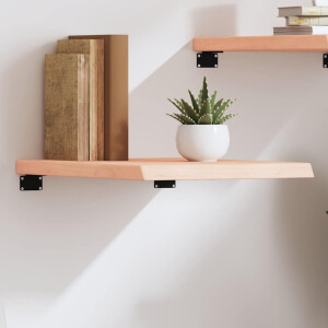 vidaXL Wandschap 40x50x(2-4) cm onbehandeld massief eikenhout