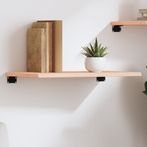 vidaXL Wandschap 60x40x2 cm onbehandeld massief eikenhout