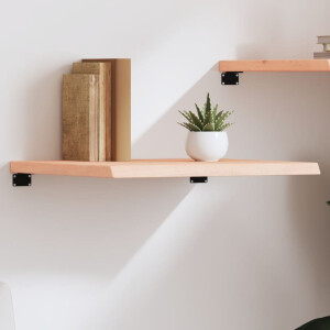 vidaXL Wandschap 60x50x(2-4) cm onbehandeld massief eikenhout