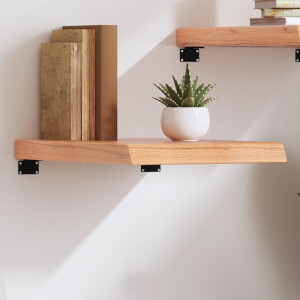 vidaXL Wandschap 40x60x(2-6) cm behandeld massief eikenhout lichtbruin
