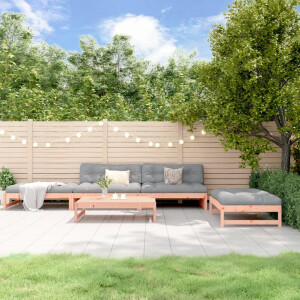 vidaXL 5-delige Loungeset massief douglashout